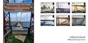2025 FALKLANDINSELN 100th Ann of the OPENING of BODIE CREEK FDC - FOX BAY P/M - Bild 1 von 1