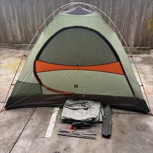 Rei Camp Dome 4 w/ Rain Cover 3 Season Tent - Nice! - Picture 1 of 7