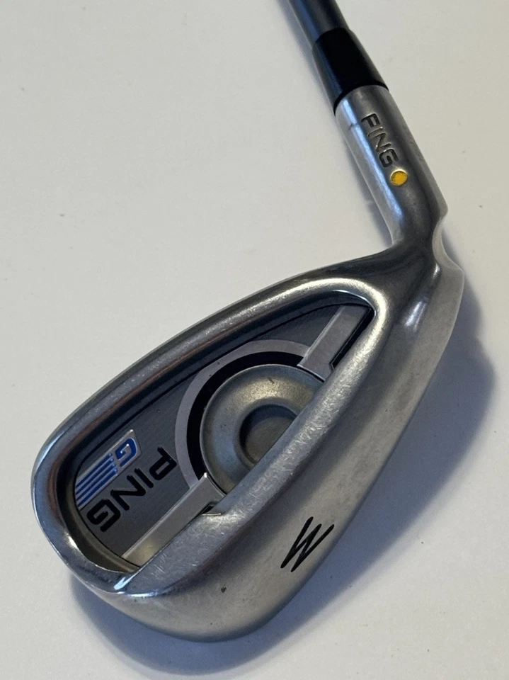 *Ping G PW, Yellow Dot, LH, Graphite Reg Flex Shaft, Very Good Condition - Image 1 of 4