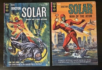 DOCTOR SOLAR MAN OF THE ATOM # 5 And #10 (GOLD KEY) (1963) 1st costume - Image 1 of 4