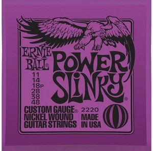 Juego de cuerdas para guitarra eléctrica Ernie Ball 2220 Power Slinky Nickel Wound - PACK DE 6 - Imagen 1 de 1