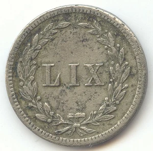 (1885) Baltimore Md-Ba 64cn LIX Baltimore Club Merchant Token, 5 - Picture 1 of 2