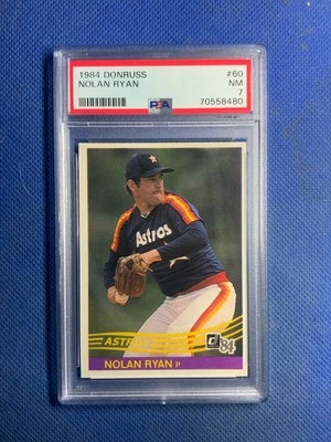 Donruss Nolan Ryan #60 1984 PSA 7 HOF Foto 1 de 2