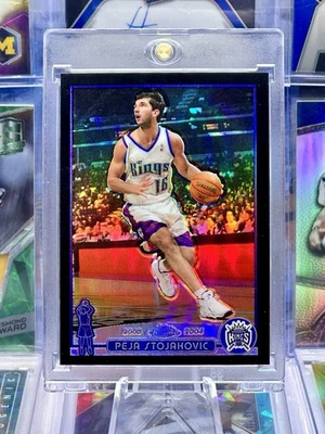2003-04 Topps Chrome Numbered /500 Black Refractor Prizm Peja Stojakovic Kings - Image 1 of 2