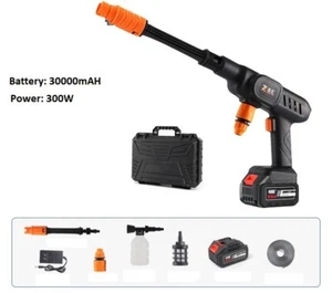 Cordless Washer High-Pressure Portable Pressure Washer Gun 30000mAh Free Case - Imagen 1 de 5