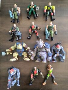 Huge Small Soldiers Action Figures Lot Hasbro 1998 Gorgonite Vintage Toys