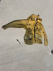 Barrier Wear Nomax Aramid FR Wildland FireFighter Fire Coat Jacket Large Aa8 - Picture 1 of 5