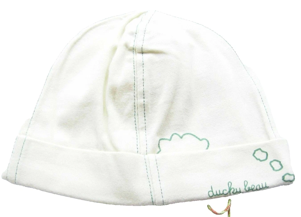 Mütze Gr.41 /43 45 /47 NEU Ducky Beau 100% Baumwolle Haube mint grün baby