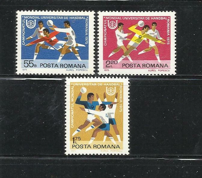 RUMANIA . Año: 1975. Tema: JUEGOS UNIVERSITARIOS DE BALONMANO. - Imagen 1 de 1