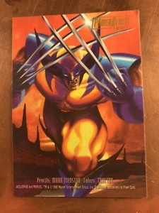 1995 Marvel Universe Wolverine power Blast `1 of 24 mt - Picture 1 of 4