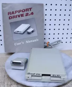Nice USed Kennect Rapport Drive 2.4 FDHD Floppy Drive Controller & Manual - USA - Picture 1 of 11