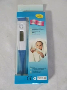 New Digital thermometer use under the tongue, armpit.  With Hard Storage Case - Picture 1 of 4