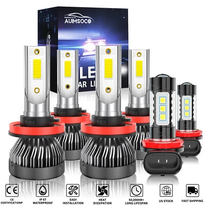 Combo faros antiniebla LED para Chevrolet Impala 2006-2013 kit 8000 k C9L Foto 1 de 4