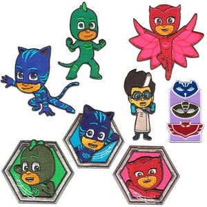 Aufnäher Bügelbild PJ Masks Pyjamahelden Disney Patch Flicken Applikation - Bild 1 von 20