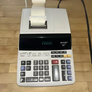 Sharp EL-1197PIII Printing Calculator Heavy Duty Ruben Printer 12 Digit PreOwned - Picture 1 of 4