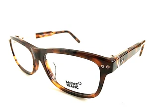 Neu MONTBLANC MB 618-F 055 Schildpatt 56mm asiatische Passform Herren Brille Brillengestell - Bild 1 von 5