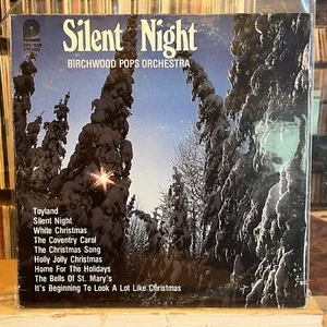 [XMAS]~EXC LP~BIRCHWOOD POPS ORCHESTRA~Silent Night~[Original 1980~PICKWICK~Iss] - Picture 1 of 5