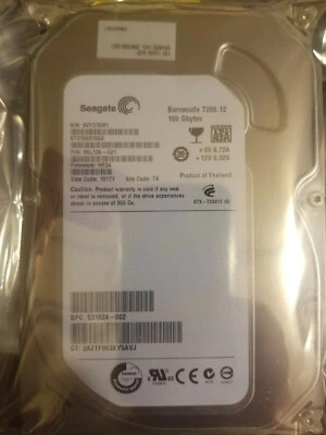 Seagate ST3160815AS 160GB PN 9CY132-021 FW 3.CHH SATA 3.5" HD DC 10171 TK - Image 1 of 2