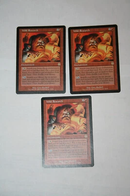 MTG Apocalypse Magic The Gathering Wild Research x3 NM Eng Unplayed - Image 1 of 2