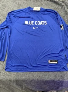 2XL TALL Team Issued Nike NBA G League DELAWARE BLUE COATS Shooting Shirt - Picture 1 of 7