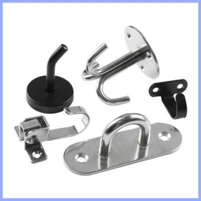 Heavy Duty Stainless Steel Hook Mount Ceiling Fan Chandel Hammock Hanging Kit - Image 1 of 4