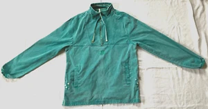 CORNISH DEAL COMPANY MENS QUARTER ZIP SMOCK MODEL AS 240 KINGFISHER SIZE M - Picture 1 of 11