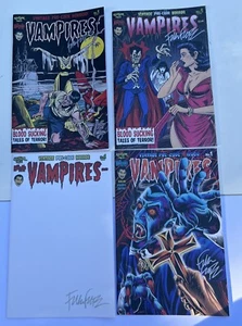 Vampires #1A-D Signed By Artist Frank Forte With COA Pre Code Horror Comics - Picture 1 of 14