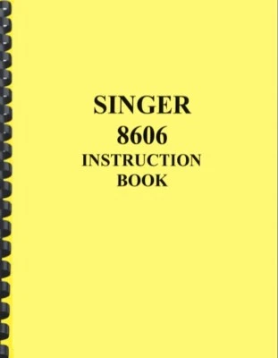 Singer 8606 Sewing Machine OWNER'S INSTRUCTION MANUAL - Image 1 of 2