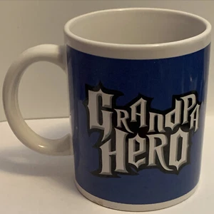 Grandpa Hero Coffee Mug Great Cup for Guitar Hero Fans Great Gamer Gift Idea - Picture 1 of 2