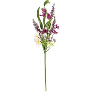 18" Spring Flower & Phlox Floral Pick Decor Accent - Picture 1 of 2