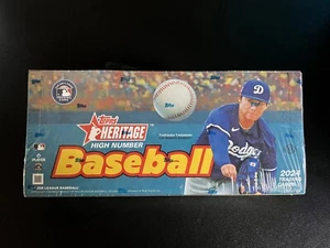 2024 Topps Heritage High # Hobby Baseball Factory Sealed Unopened Box - 24 Packs - Imagen 1 de 2