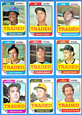 1974 Topps Traded Baseball 30 Card Lot FREE SHIPPING