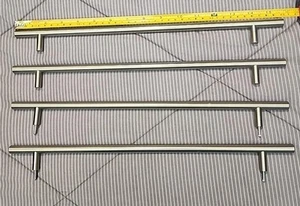 Juego de 4 varillas de toalla de acero inoxidable cepillado 16,75 pulgadas - Imagen 1 de 3