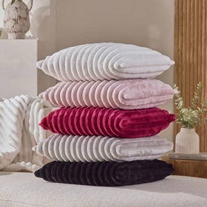 Denali Faux Fur Square Cushion - Picture 1 of 14