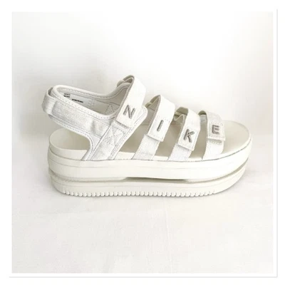 Sandalias de plataforma clásicas Nike Icon vidrio de mar verde talla 9 Foto 1 de 4