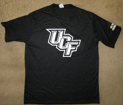 UCF University of Central Florida Knights Shirt Men Sz Large Big 12 Black White - Image 1 of 4