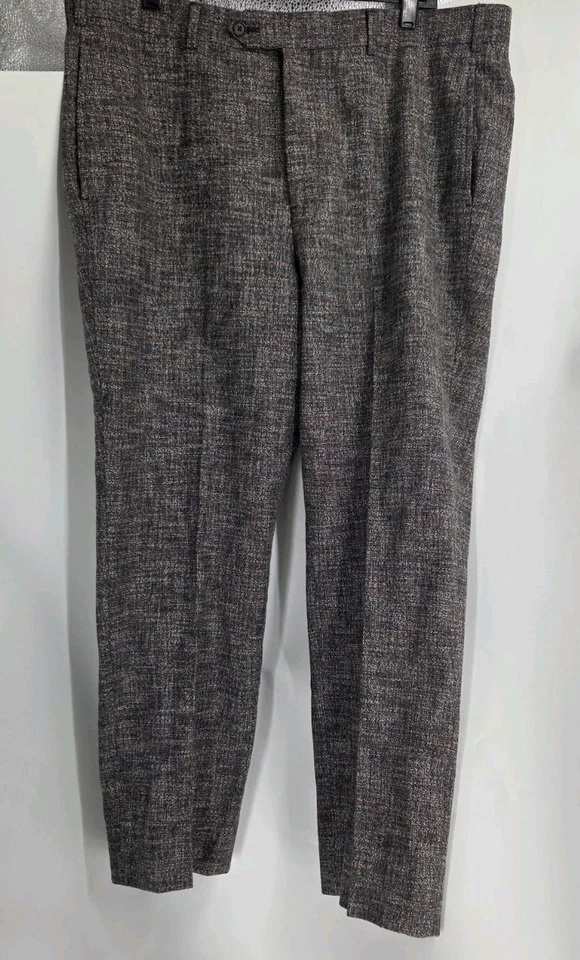 Vestido Brooks Brothers Regent Fit Para Hombre Pantalones 37 Tessuti Di Sondrio Lana Algodón Foto 1 de 4