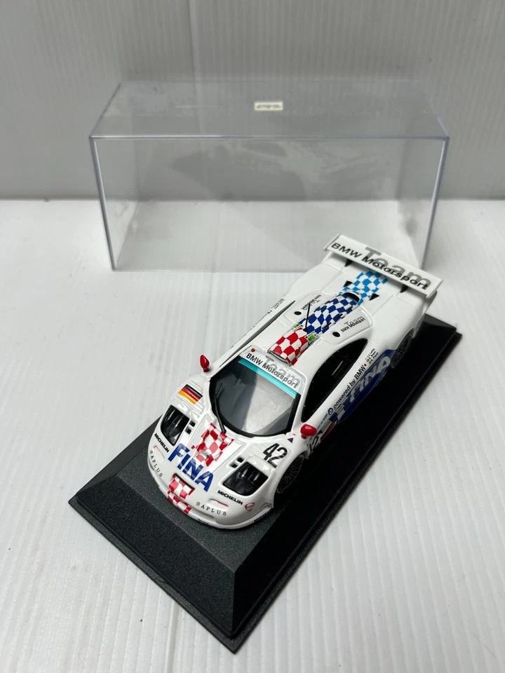 MINICHAMPS LM McLaren F1 GTR #42 Team BMW 24h Le Mans 1997 1/43 Voiture - Photo 1/4