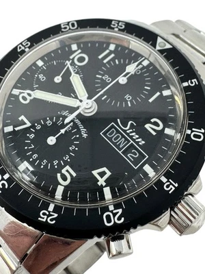Sinn 103St Sa Chronograph Vintage Tritium Dial Plexi Plastic Cristal - Imagen 1 de 4