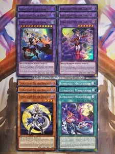Yugioh Lunalight Deck Core Set 12 cartas DUAD Liger Bailarín Perfume Mascarada - Imagen 1 de 5