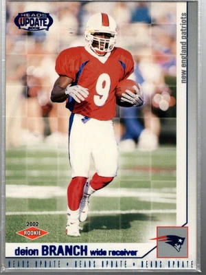 B1884- 2002 Pacific Heads Update Bleu #101 Deion Branche - Nm-Mt (Débutant) - Image 1 of 2