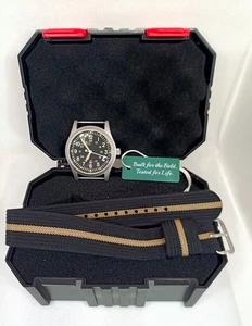 VH31 Field Watch Satin Stainless Steel Sapphire Crystal Lume Military Style - Picture 1 of 11