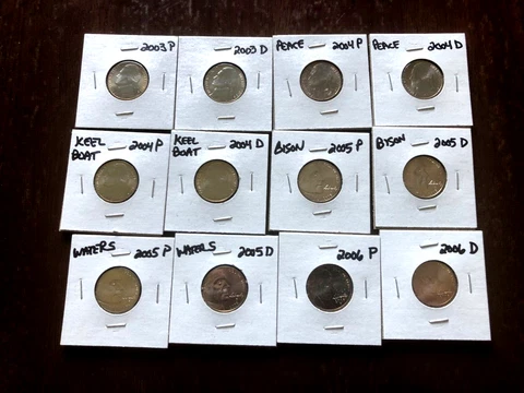 2003 - 2006 P&D WESTWARD JOURNEY NICKEL COLLECTION -UNCIRCULATED-12 COIN SET Cover