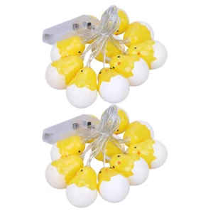 2pcs Easter String Lights Themed Party String Lights No Battery - Picture 1 of 12