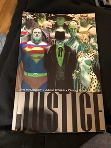 DC Comics Justice Vol. 2 TPB (2008, Trade Paperback) Art By Alex Ross - New - Picture 1 of 2