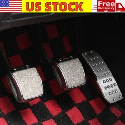 3Pcs Non Slip Car Manual Transmission Pedal Cover Brake Clutch Accelerator Cover - Image 1 of 4