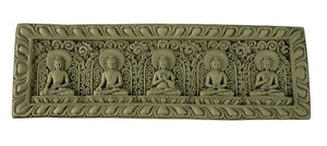 Buddha Harz - Wanddekoration Der Fünf Dhyani Buddhas - 29 Cm - 9389 - Picture 1 of 6