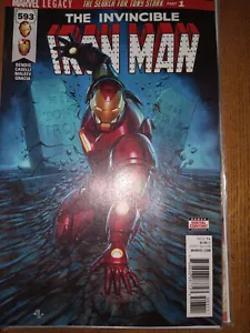 CÓMIC MARVEL LEGACY THE INVENCIBLE IRON MAN PARTE 1 #593 NUEVO - Imagen 1 de 1