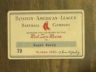 1950 Whitey Ford Debut 1St K Ticket Pass Ted Williams 16 Hr At Boston Red Sox