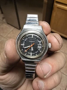RARO OROLOGIO GIAPPONESE SEIKO DIVER AUTOMATICO DONNA 2205-0640 HI BEAT! FUNZIONANTE! - Foto 1 di 4